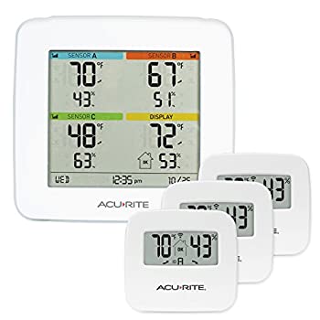 【中古】【輸入品・未使用】3つのセンサーを備えたAcuRite屋内温湿度ステーション|スカイマーケットプラス
