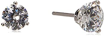 【中古】【輸入品・未使用】%ﾀﾞﾌﾞﾙｸｫｰﾃ%STUNNING FLAME%ﾀﾞﾌﾞﾙｸｫｰﾃ% 18Kゴールドメッキ シルバー ブリリアントカット 人工ダイヤモンド キュービックジルコニア スタッドピア