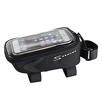 【中古】【輸入品・未使用】Serfas 携帯電話 自転車 トップチューブバッグ (ブラック)