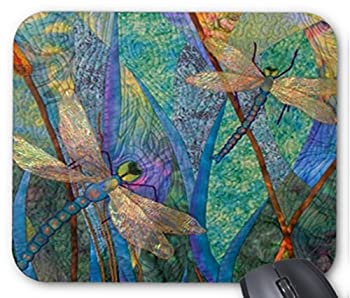 【中古】【輸入品・未使用】カラフルなトンボのイラストのマウスパッド：フォトパッド（ 世界の昆虫シリーズ ） [並行輸入品]