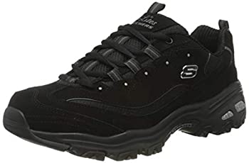 【中古】【輸入品・未使用】Skechers レディース D'Lites メモリーフォーム レースアップ スニーカー US サイズ: 6 Wide カラー: ブラック