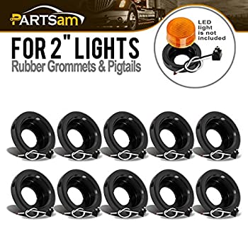 【中古】【輸入品・未使用】Partsam マーカー/クリアランスライト 2プロングピグテール&ゴム製ハトメ 10個｜スカイマーケットプラス 9,598円