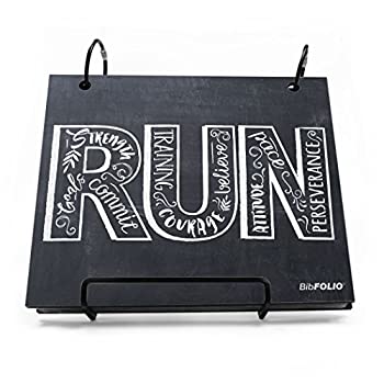 【中古】【輸入品・未使用】BibFOLIO Race Bib Album |よだれかけホルダーby Gone For A Run | Inspire to Run黒板｜スカイマーケットプラス