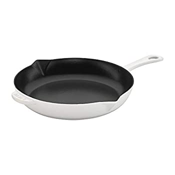 【中古】【インポート品・未当てはめる】Staub 鋳鉄製10inフライパン 10%ﾀﾞﾌﾞﾙｸｫｰﾃ% 白いこと 1222602