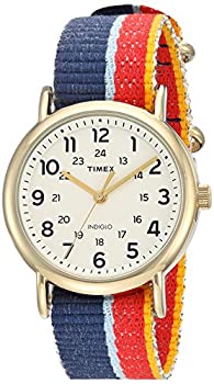 【中古】【輸入品・未使用】Timex Weekender TW2R10100 Gold Cloth Quartz Fashion Watch｜スカイマーケットプラス