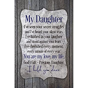 【中古】【輸入品・未使用】私の娘。。。新しいHorizons木製Plaque
