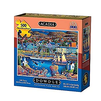 【中古】【輸入品・未使用】DowdleフォークアートAcadia National Parkパズル(500?Piece)|スカイマーケットプラス
