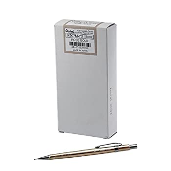 【中古】【輸入品・未使用】Pentelシャープ自動鉛筆、0.7?MM Leadサイズ%カンマ%ブルーバレル%カンマ% Box of 12?( p207?C ) ブロンズ