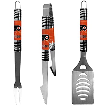 【中古】【輸入品・未使用】NHL Philadelphia Flyers Tailgater BBQ Set (3 Piece)%ｶﾝﾏ% Steel｜スカイマーケットプラス