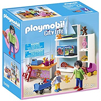 【中古】【輸入品・未使用】PLAYMOBIL City Life%ｶﾝﾏ% Toy Shop Playset 51 pc. [並行輸入品]｜スカイマーケットプラス