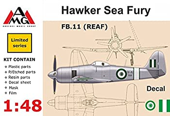 【中古】【輸入品・未使用】アーゼナル 1/48 ロイヤル エジプト 空軍 シーフューリー FB.11 プラモデル ASE48607｜スカイマーケットプラス