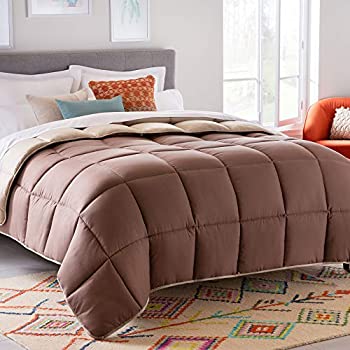 【中古】【輸入品・未使用】(Full%カンマ% Sand/Mocha) - LINENSPA Reversible Down Alternative Quilted Comforter with Corner Duvet Tabs - Sand/Mocha - Full|スカイマーケットプラス
