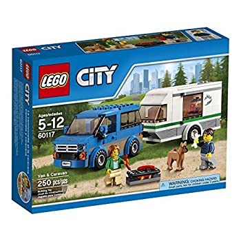 【中古】【インポート品・未当て嵌める】インポートレゴ LEGO CITY Van \u0026 Caravan 60117 [並行輸入品]