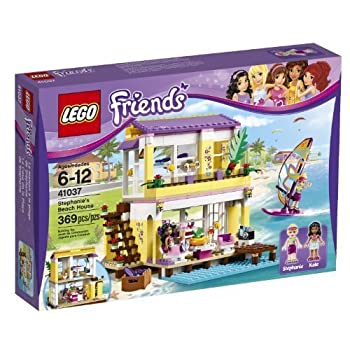 【中古】【インポート品・未当て嵌める】インポートレゴフレンズ LEGO Friends Stephanie\u0027s Beach House (369pcs) Figures Building Block Toys [並行輸入品] セット-おもちゃ
