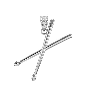 【中古】【インポート品・未当てはめる】925スターリングしろがね色3d Drum Sticks快い音惹きつけるシャンデリア