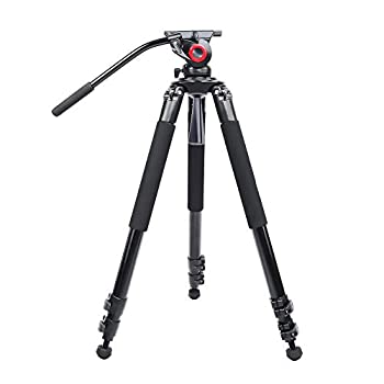 【中古】【輸入品・未使用】miliboo MTT701A プロアルミニウム三脚３段　カウンターバランス機構搭載雲台 耐荷重10KG　360°パノラマ　伸縮40-170cm　野鳥撮影　動画撮影
