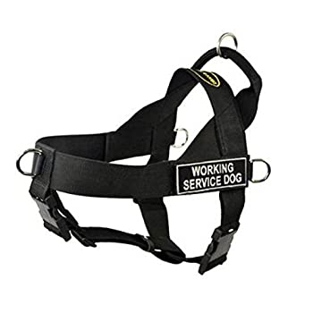 【中古】【インポート品・未当てはめる】DT Universal No Pull Dog Harness%ｶﾝﾏ% Working Service Dog Black%ｶﾝﾏ% Large%ｶﾝﾏ% Fits Girth Size: 31-Inch to 42-Inch [並行輸入品]