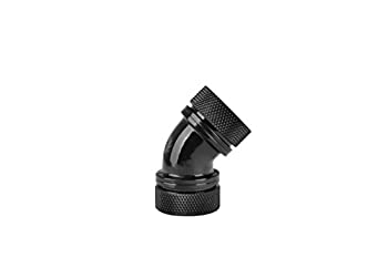 【中古】【輸入品・未使用】Thermaltake Pacific DIY LCS ブラック G1/4 PETG16mm (5/8インチ) OD チューブ 45度 デュアル圧縮継手 冷却 CL-W098-CA00BL-A