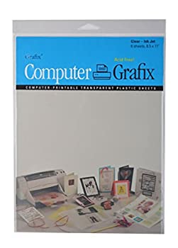 【中古】【インポート品・未当て嵌める】Grafix Ink Jet Film%ｶﾝﾏ% 8-1/2-Inch by 11-Inch%ｶﾝﾏ% 6-Pack%ｶﾝﾏ% Clear [並行輸入品]