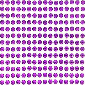 【中古】【輸入品・未使用】Wrapables 468-Piece Adhesive Rhinestone Crystal Diamond Sticker%ｶﾝﾏ% 4mm%ｶﾝﾏ% Purple [並行輸入品]