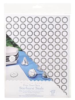 【中古】【輸入品・未使用】Darice 1404-290 Printable Starburst Seal Sticker%ｶﾝﾏ% 3/4-Inch%ｶﾝﾏ% Silver%ｶﾝﾏ% 432-Pack [並行輸入品]