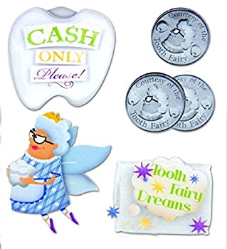 【中古】【輸入品・未使用】Tooth Fairy Stacked Stickers 5/Pkg- [並行輸入品]