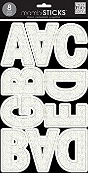 【中古】【輸入品・未使用】me & my BIG ideas Large Alpha Sticker%ｶﾝﾏ% Ava Prisma%ｶﾝﾏ% White Glitter [並行輸入品]