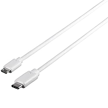 【中古】【インポート品・未当て嵌める】緩衝装置置き目（給与） USB2.0有線テレビ（microB to C） 2.0m 白いこと BSUMBC220WH AV デジモノ マイコン 境界線の外側計器 ACアダプター OAアダプター [