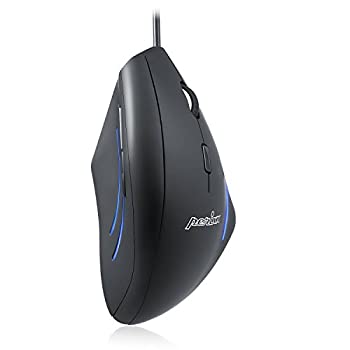 【中古】【輸入品・未使用】Perixx PERIMICE-508%ｶﾝﾏ% Wired Vertical Ergonomic Mouse - 1000/1600 dpi%ｶﾝﾏ% Right Handed Design (10844) [並行輸入品]