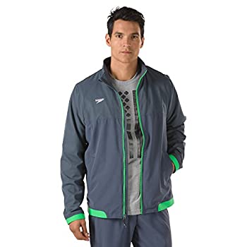 【中古】【輸入品・未使用】Speedo Mens Tech Warm-Up Jacket%ｶﾝﾏ% Green%ｶﾝﾏ% Xx-Large