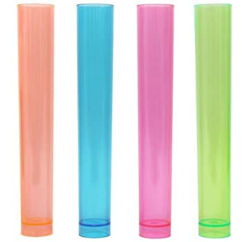 【中古】【インポート品・未当て嵌める】Party Dimensions 6 Count Neon Plastic Tube Shots%ｶﾝﾏ% 1.5-Ounce [並行輸入品]