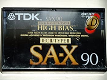 【中古】【インポート品・未当てはめる】TDK SA-X 90 Minute Blank Cassette Tape [並行輸入品]