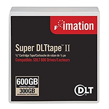 【中古】【輸入品・未使用】imation 1/2' Super DLT II Cartridge%ｶﾝﾏ% 2066ft%ｶﾝﾏ% 300GB Native/600GB Comp. Cap [並行輸入品]