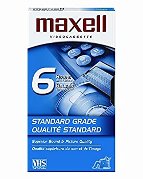 【中古】【輸入品・未使用】Maxell STD T-120 VHS Standard Grade Videotape%ｶﾝﾏ% 6 Pack [並行輸入品]
