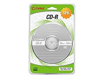 【中古】【インポート品・未当て嵌める】Cellet 5-Pack 700MB 80 Min for Data%ｶﾝﾏ% Music%ｶﾝﾏ% Photos [並行輸入品]