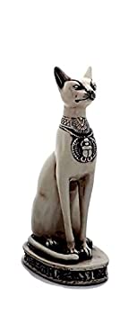 【中古】【輸入品・未使用】Bastet Cat Statue - Made in Egypt