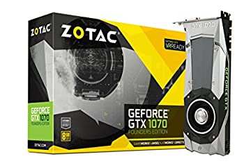【中古】【インポート品・未当て嵌める】ZOTAC GeForce GTX 1070 Founders Edition ZT-P10700A-10P [並行輸入品]