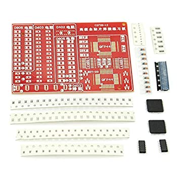 【中古】【輸入品・未使用】Gikfun SMD SMTコンポーネント 練習ボード はんだスキルトレーニング 初心者DIYキット EK1674
