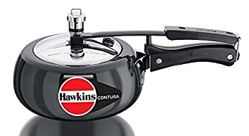 【中古】【インポート品・未当て嵌める】Hawkins CB20 Hard Anodised Pressure Cooker%ｶﾝﾏ% 2-Liter%ｶﾝﾏ% Contura Black [並行輸入品] キッチン用品・食器・調理器具-その他