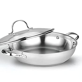 【中古】【インポート品・未当て嵌める】一皿分の料理 判定基準 02502 古典派音楽 日毎夜毎 料理人 炒め フライパン 、 12 in/30 糎 、 しろがね色