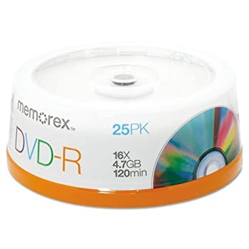 【中古】【輸入品・未使用】PNY Technologies 05638 4.7GB 25 Spindle DVD R by Memorex [並行輸入品]