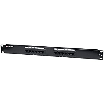 【中古】【輸入品・未使用】Intellinet Networks Cat-5e Patch Panel 12-Port (513531) [並行輸入品]