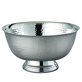【中古】【インポート品・未当て嵌める】Elegance 72143 Hammered Revere Bowl%ｶﾝﾏ% 25糎%ｶﾝﾏ% Silver その他-キッチン用品・食器・調理器具
