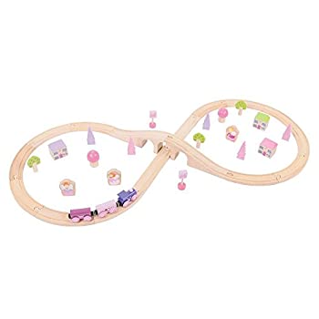 【中古】【輸入品・未使用】Bigjigs Rail BJT022 Fairy Figure of Eight Train Set [並行輸入品]
