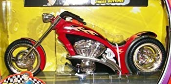 【中古】【輸入品・未使用】12%ﾀﾞﾌﾞﾙｸｫｰﾃ% Nitro Burnout Chopper%ｶﾝﾏ% Custom Bike - Red [並行輸入品]