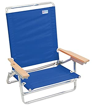 【中古】【輸入品・未使用】Rio Brands 5 Position Classic Lay Flat Beach Chair [並行輸入品]