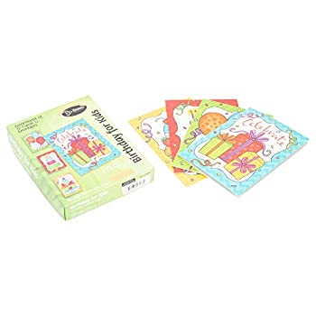 【中古】【輸入品・未使用】Divinity Boutique 96602 Card - Boxed - Birthday for Kids - Bright Confetti, Box of 12|スカイマーケットプラス