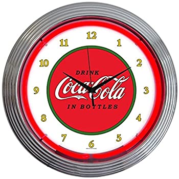 【中古】【輸入品・未使用】Neonetics Drinks Coca Cola 1910 Classic Neon Wall Clock%ｶﾝﾏ% 15-Inch [並行輸入品]