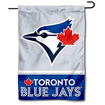 【中古】【インポート品・未当て嵌める】Toronto Blue Jays Double Sided Garden Flag