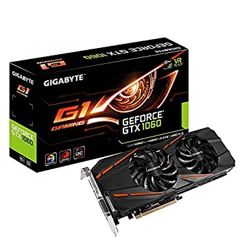 【中古】【インポート品・未当て嵌める】GIGABYTE GV-N1060G1 GAMING-6GD (GTX 1060 GDDR5 6GB) [並行輸入品]